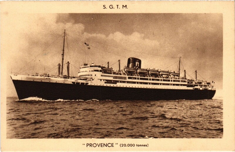 Carte postale ancienne Dakar Marseille Provence Ships à Marseille