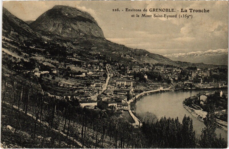 Carte postale ancienne La Tronche Mont Saint-Eynard à La Tronche