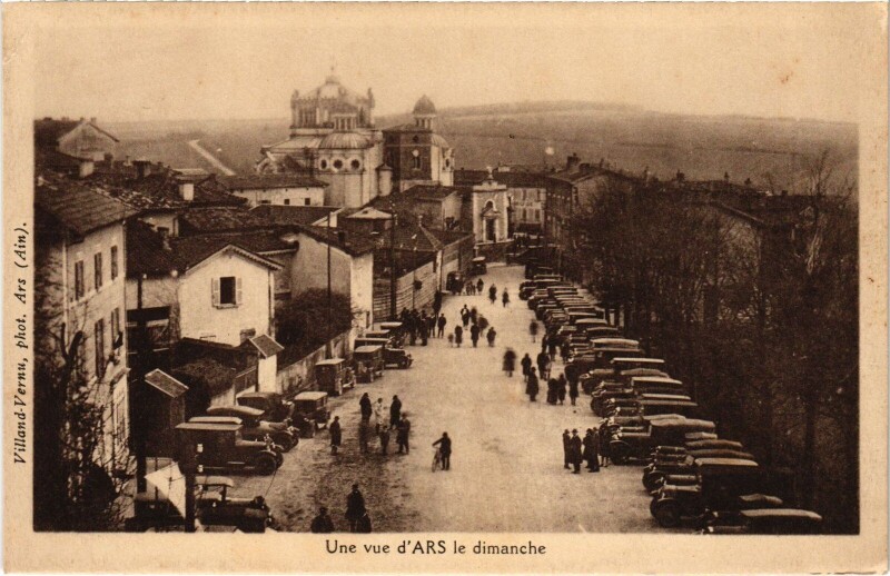 Carte postale ancienne Ars une vue le dimanche