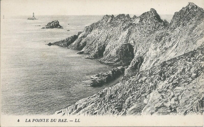 Carte postale ancienne La Pointe du Raz à Plogoff