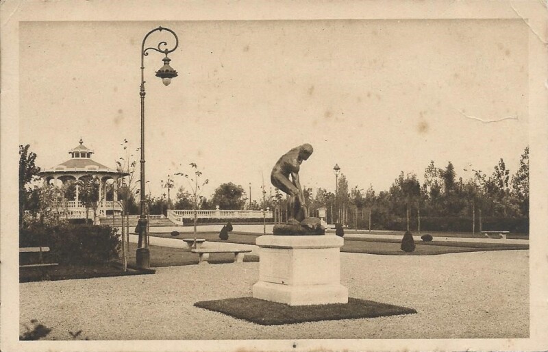 Carte postale ancienne Mines - Parc du Pré-Grand à Carmaux
