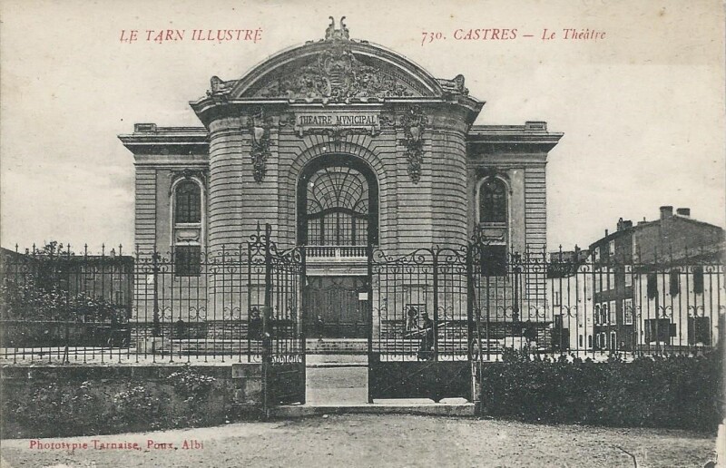 Carte postale ancienne Le Théâtre à Castres