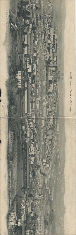 Carte postale ancienne Panorama (Côté Levant) à Auch