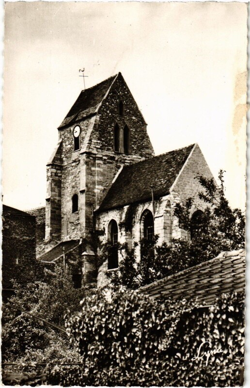 Carte postale ancienne Maisons-Laffitte Eglise à Maisons-Laffitte