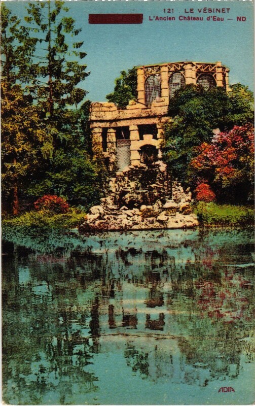 Carte postale ancienne Le Vesinet L'Ancien Chateau d'Eau