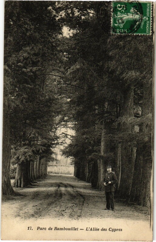 Carte postale ancienne Rambouillet Parc de Rambouillet - Allee à Rambouillet