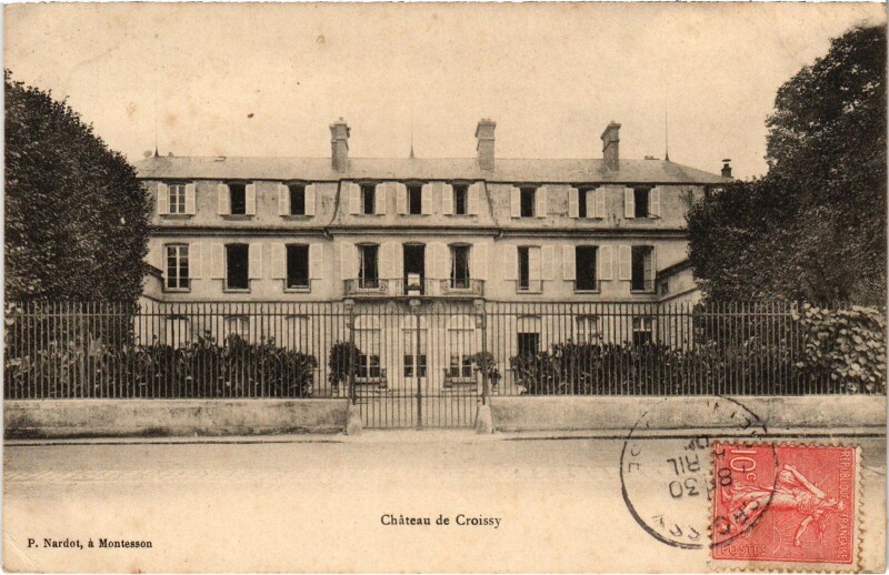 Carte postale ancienne Chateau de Croissy