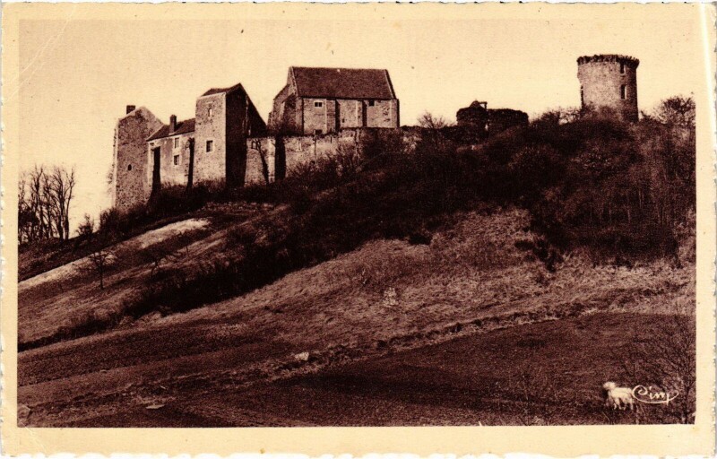 Carte postale ancienne Chevreuse Ruines du Chateau Fort de la Madeleine à Chevreuse