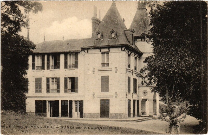 Carte postale ancienne Villennes-sur-Seine Bures - Chateau du Val Joli à Villennes-sur-Seine