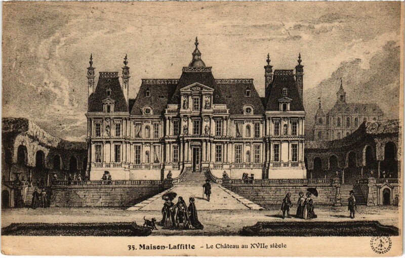 Carte postale ancienne Maisons-Laffitte Le Chateau à Maisons-Laffitte
