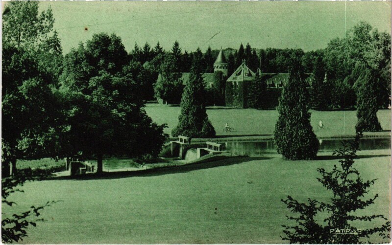 Carte postale ancienne Gazeran Voisins-le-Bretonneux - Les Communs à Gazeran
