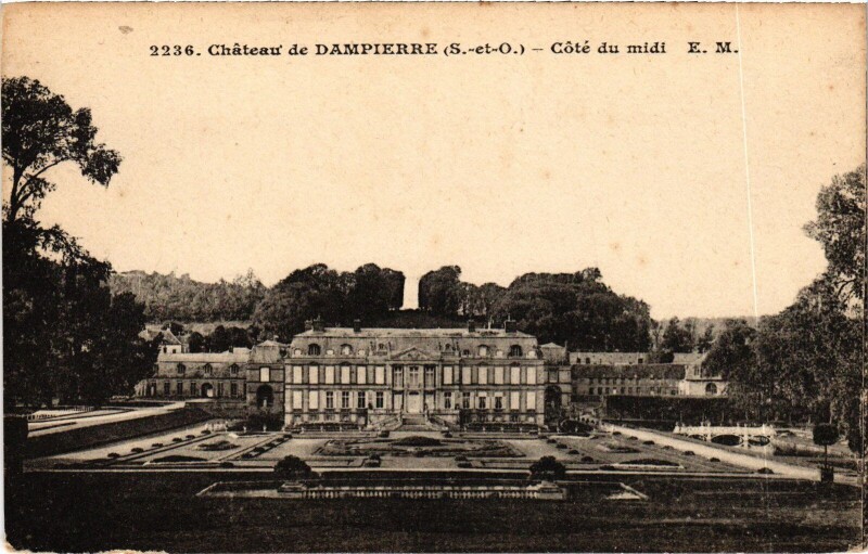 Carte postale ancienne Dampierre Chateau - Cote du Midi