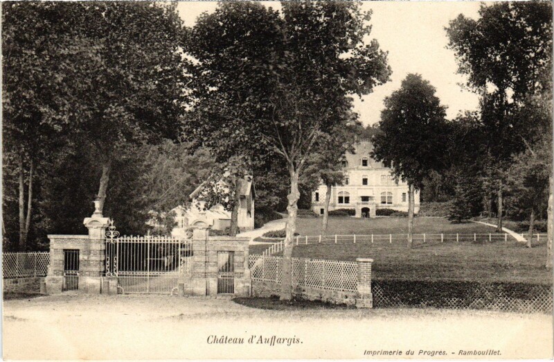 Carte postale ancienne Chateau d'Auffargis à Auffargis