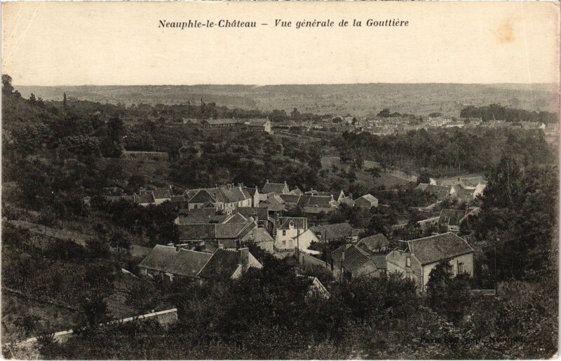 Carte postale ancienne Neauphle-le-Chateau Vue Generale
