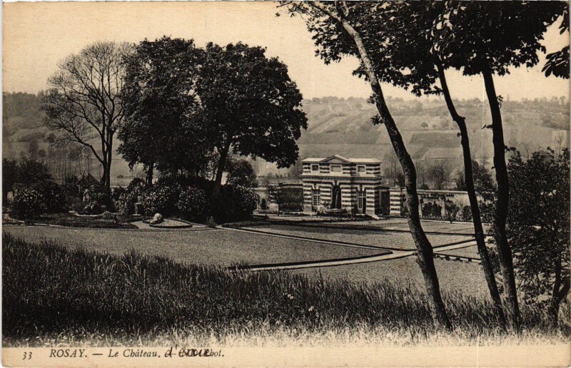 Carte postale ancienne Rosay Le Chateau à Rosay