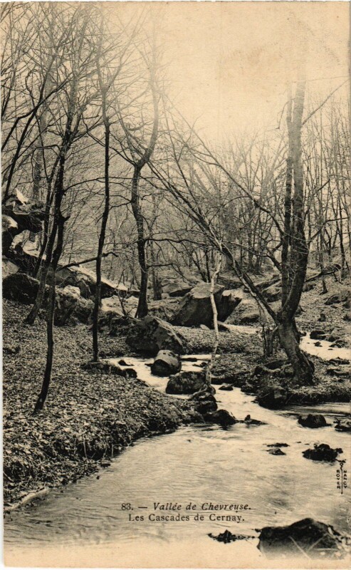 Carte postale ancienne Vallee de Chevreuse - Les Cascades de Cernay à Chevreuse