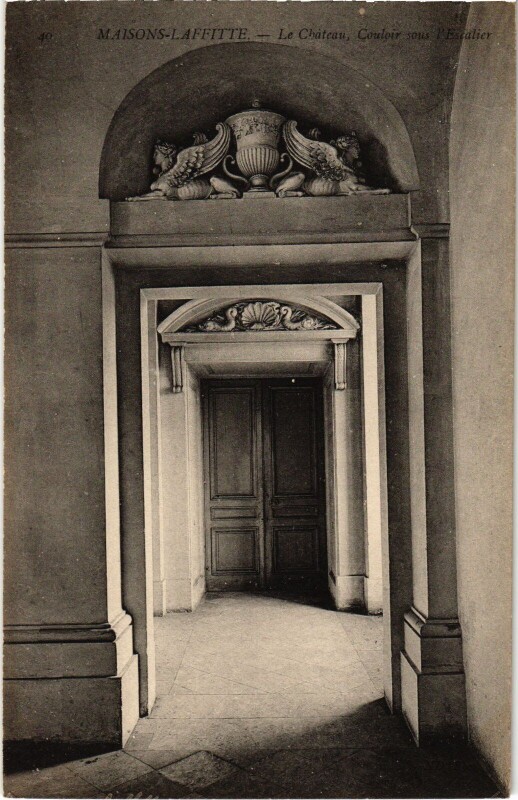 Carte postale ancienne Maisons-Laffitte Le Chateau - Interieur à Maisons-Laffitte