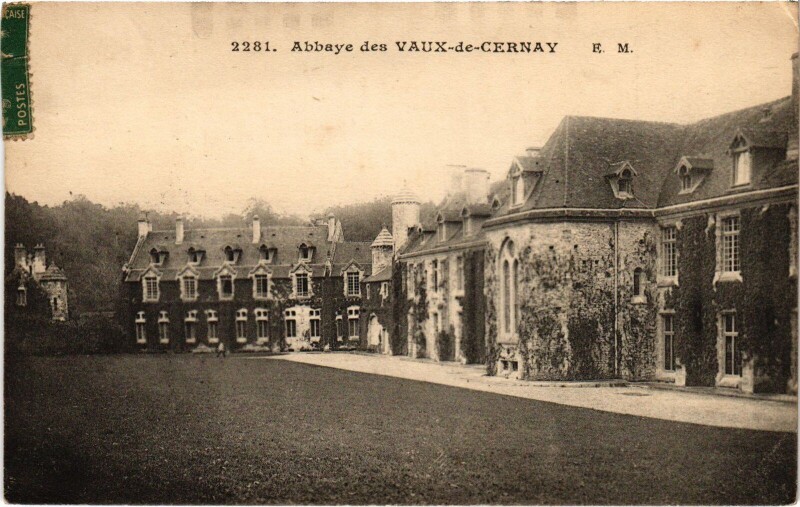 Carte postale ancienne Vaux-de-Cernay Abbaye