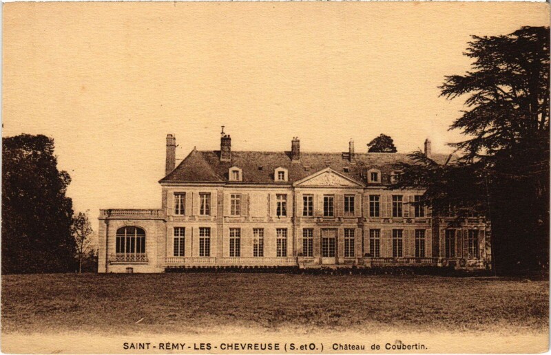 Carte postale ancienne Saint-Remy-les-Chevreuse Chateau de Coubertin à Chevreuse