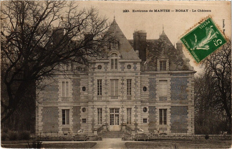 Carte postale ancienne Rosay Le Chateau à Rosay