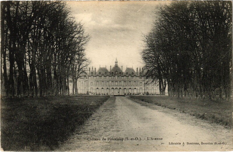 Carte postale ancienne Chateau de Pinceloup - L'Avenue