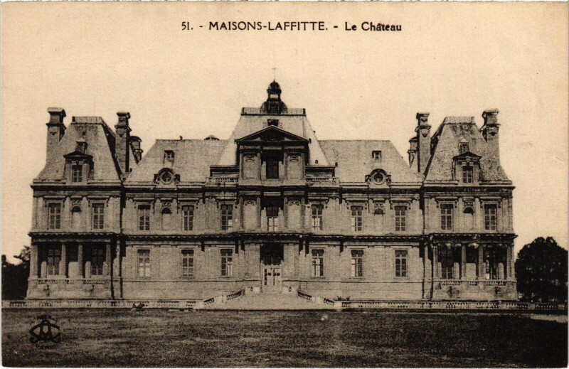 Carte postale ancienne Maisons-Laffitte Le Chateau à Maisons-Laffitte