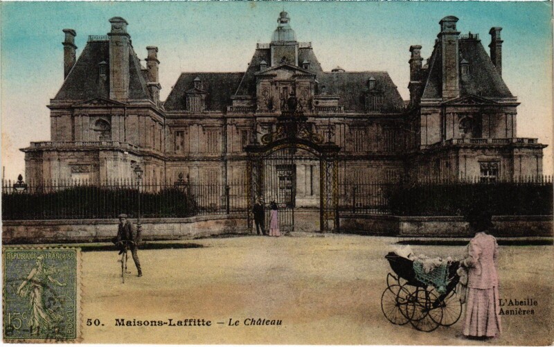 Carte postale ancienne Maisons-Laffitte Le Chateau à Maisons-Laffitte