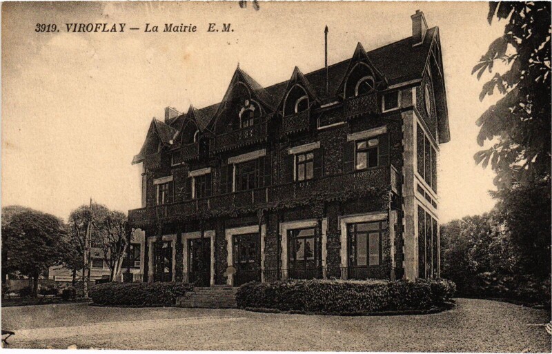Carte postale ancienne Viroflay Mairie à Viroflay