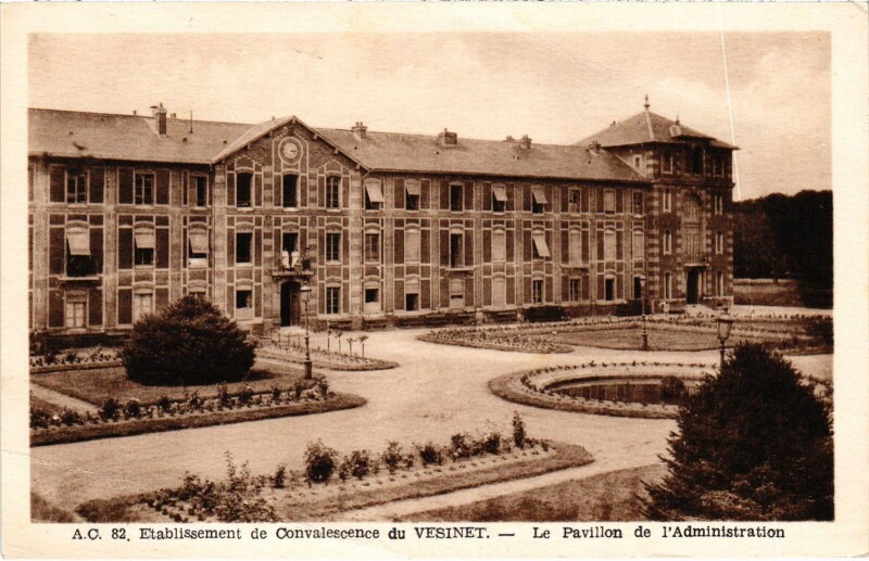 Carte postale ancienne Le Vesinet Etablissement de Convalescence du Vesinet à Ablis