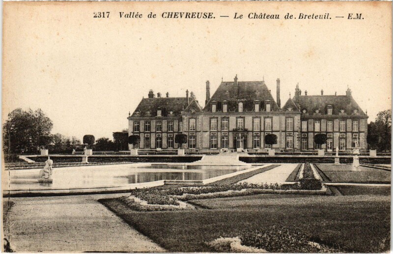 Carte postale ancienne Chateau de Breteuil - Vallee de Chevreuse à Chevreuse