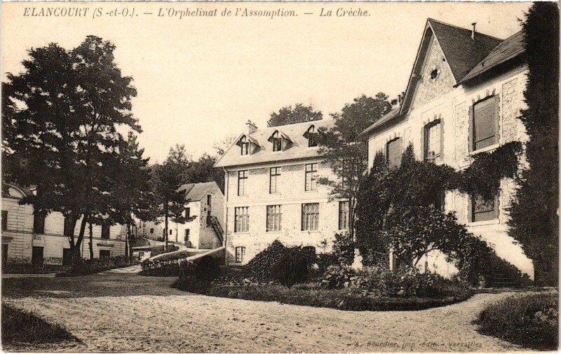 Carte postale ancienne Elancourt L'Orphelinat de l'Assomption - La Creche