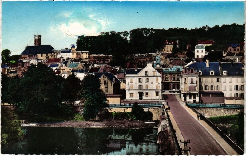 Carte postale ancienne Meulan Vue Generale