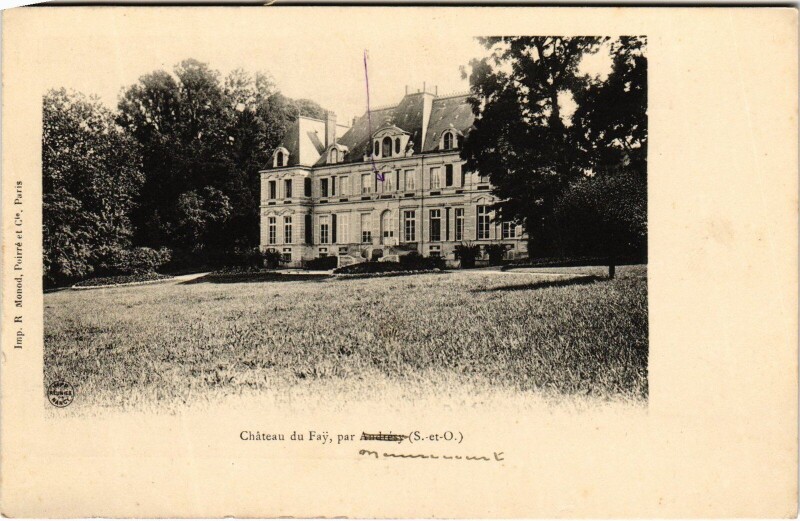 Carte postale ancienne Chateau du Fay