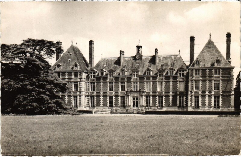 Carte postale ancienne Rosny-sur-Seine Chateau - Facade Arriere à Rosny-sur-Seine