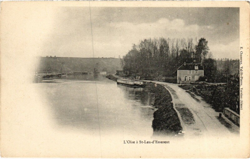 Carte postale ancienne Saint-Leu-d'Esserent Oise à Saint-Leu-d'Esserent