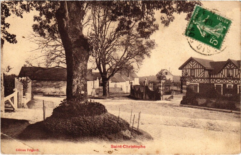 Carte postale ancienne Saint-Christophe
