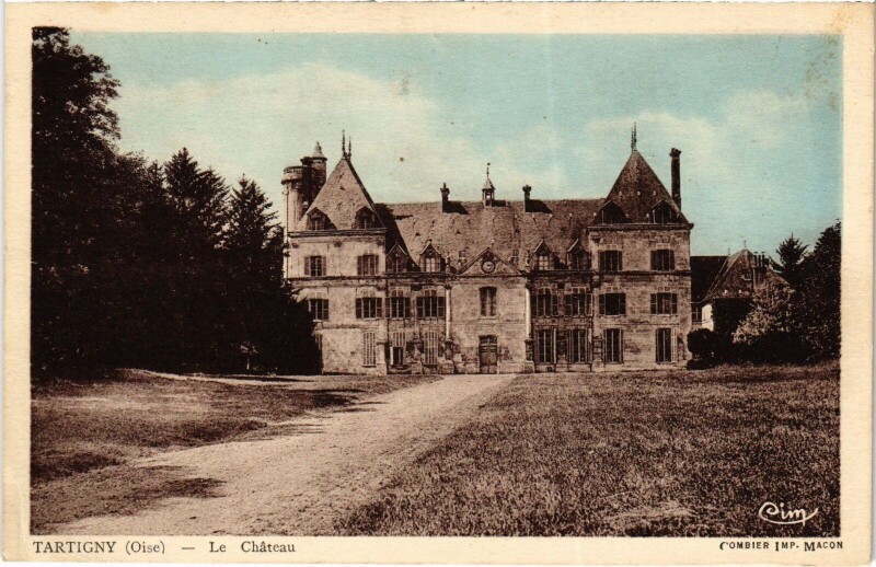 Carte postale ancienne Tartigny Le Chateau à Tartigny