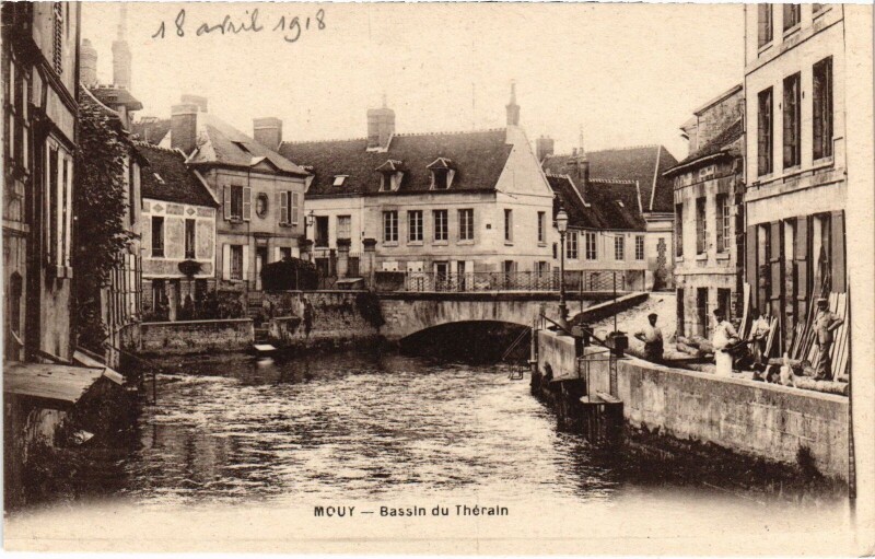 Carte postale ancienne Mouy Bassin du Thérain