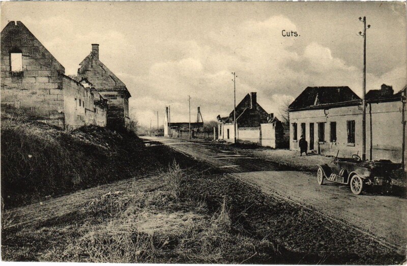 Carte postale ancienne Cuts Guerre