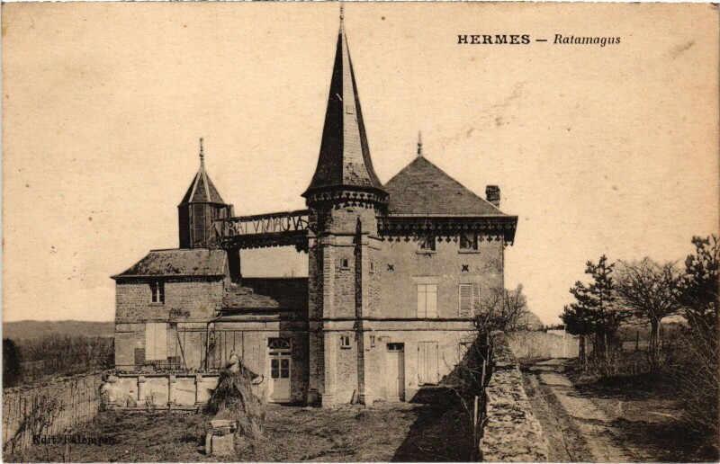 Carte postale ancienne Hermes Ratamagus à Hermes