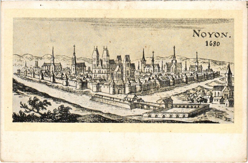 Carte postale ancienne Noyon à Noyon