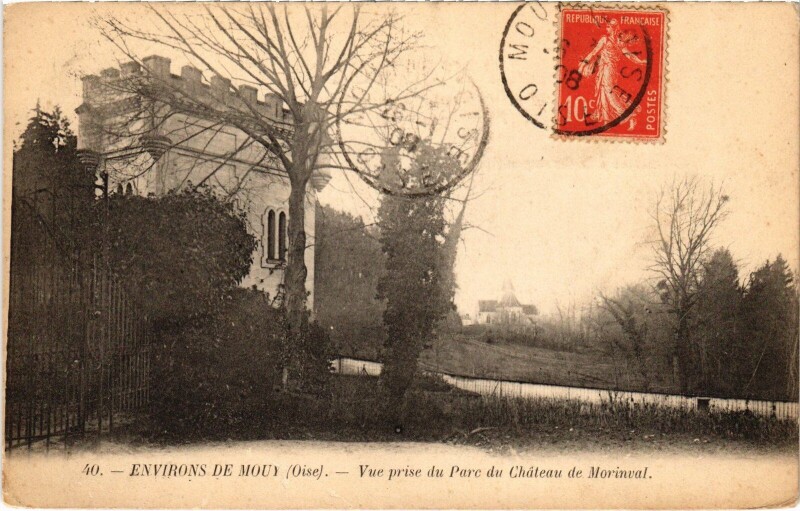 Carte postale ancienne Chateau de Morinval