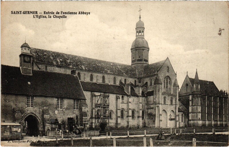Carte postale ancienne Saint-Germer Ancienne Abbaye