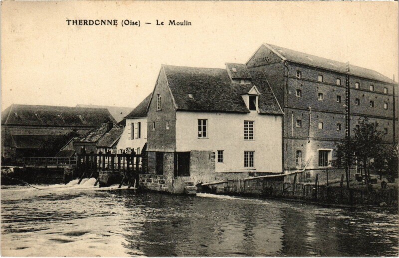 Carte postale ancienne Therdonne Le Moulin à Therdonne