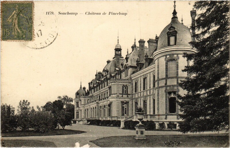 Carte postale ancienne Sonchamp Chateau de Pinceloup à Sonchamp