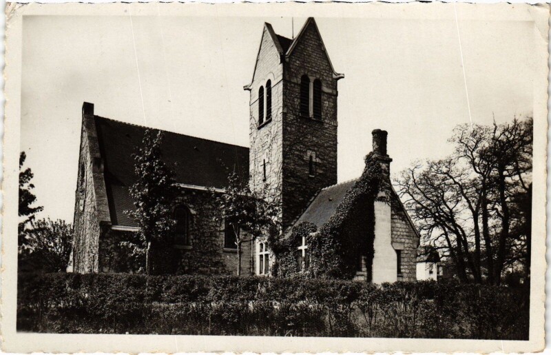 Carte postale ancienne Maisons-Laffitte Le Temple Protestant à Maisons-Laffitte