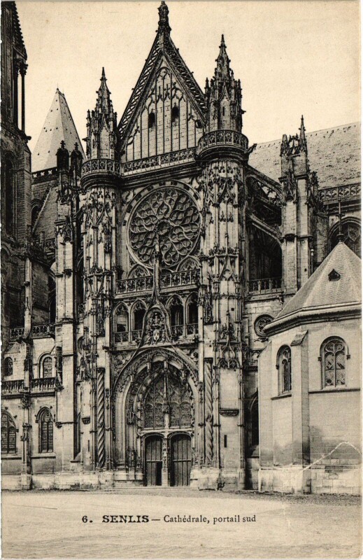 Carte postale ancienne Senlis La Cathédrale à Senlis