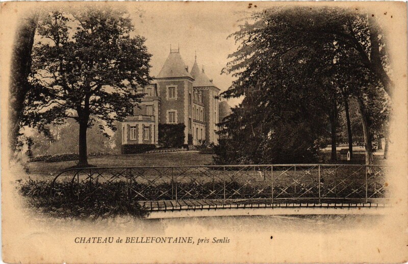 Carte postale ancienne Chateau de Bellefontaine