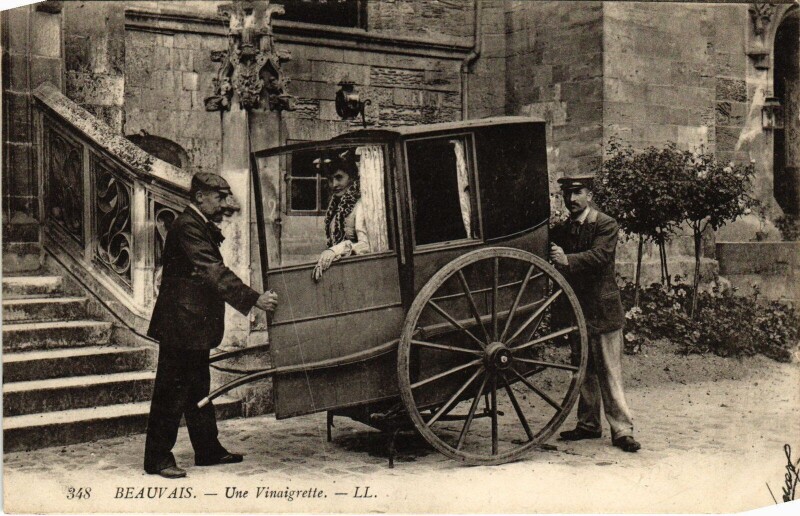 Carte postale ancienne Beauvais UNe VInaigrette à Beauvais