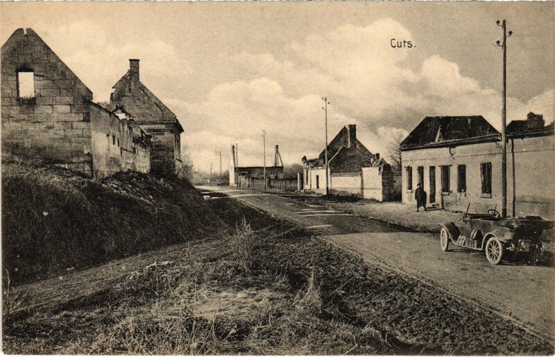 Carte postale ancienne Cuts Guerre